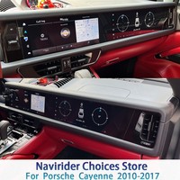 Radio Interactiva Inalámbrica Android con Carplay BT de 12.3 Pulgadas + 12.3 Pulgadas para Porsche Cayenne 2010-2017, Radio Bluetooth Actualizada 2025