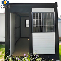 CGCH X-Foldable Container Shop Tiny Modular Prefab House Prefabricated Shipping Container Mini Modular Shop with Flexible Size