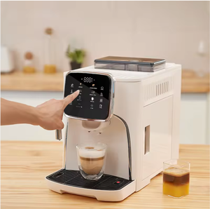 Cafetera Espresso Semiautomática Profesional Arriart, Acabado de Acero Inoxidable Cepillado, Capacidad de 40 oz, Presión de 19 Bares, 1350 W de Potencia - Product Image 2