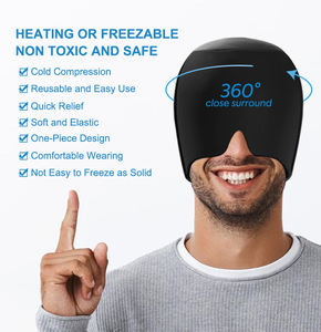 Vente en gros <span class=keywords><strong>de</strong></span> bonnet <span class=keywords><strong>de</strong></span> glace réutilisable pour thérapie par le froid chaud bonnet <span class=keywords><strong>de</strong></span> glace en gel pour le soulagement des maux <span class=keywords><strong>de</strong></span> tête et des migraines - Product Image 5