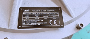 Générateur/alternateur à aimant permanent sans noyau triphasé 1 kW 2 kW 120 tr/min 150 tr/min à faible régime NdFeB - Product Image 4