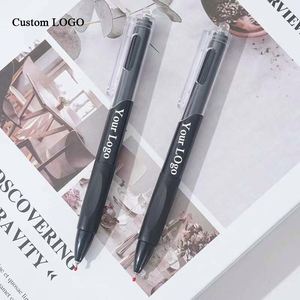 Plastic Material Quick Dry Retractable <b>Pen</b> with Custom Logo for Corporate Gifts - Product Image 1