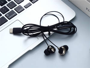 Auriculares intrauditivos con cable, micrófono deportivo con sonido claro, enchufe tipo C para iPhone, <span class=keywords><strong>Samsung</strong></span>, auriculares para juegos, música, Universal - Product Image 5