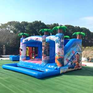 Combo de piscina hinchable gigante Moana <span class=keywords><strong>Casa</strong></span> de rebote comercial PVC gorila duradero personalizado patio de recreo al aire libre niños adultos - Product Image 1