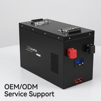 Batterie LiFePO4 12,8 V 100 Ah pour stockage d'énergie domestique, système solaire, alimentation de secours pour véhicules électriques, personnalisable en différentes tailles