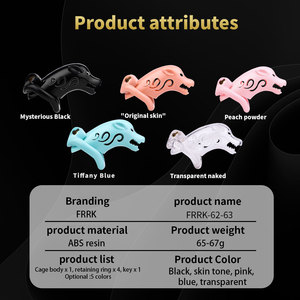 Jaula de castidad de resina Animal elegante y cómodo Bloqueo de castidad masculina jaula para pene Bloqueo de esperma masculino SM pareja juguetes sexuales al por mayor - Product Image 2
