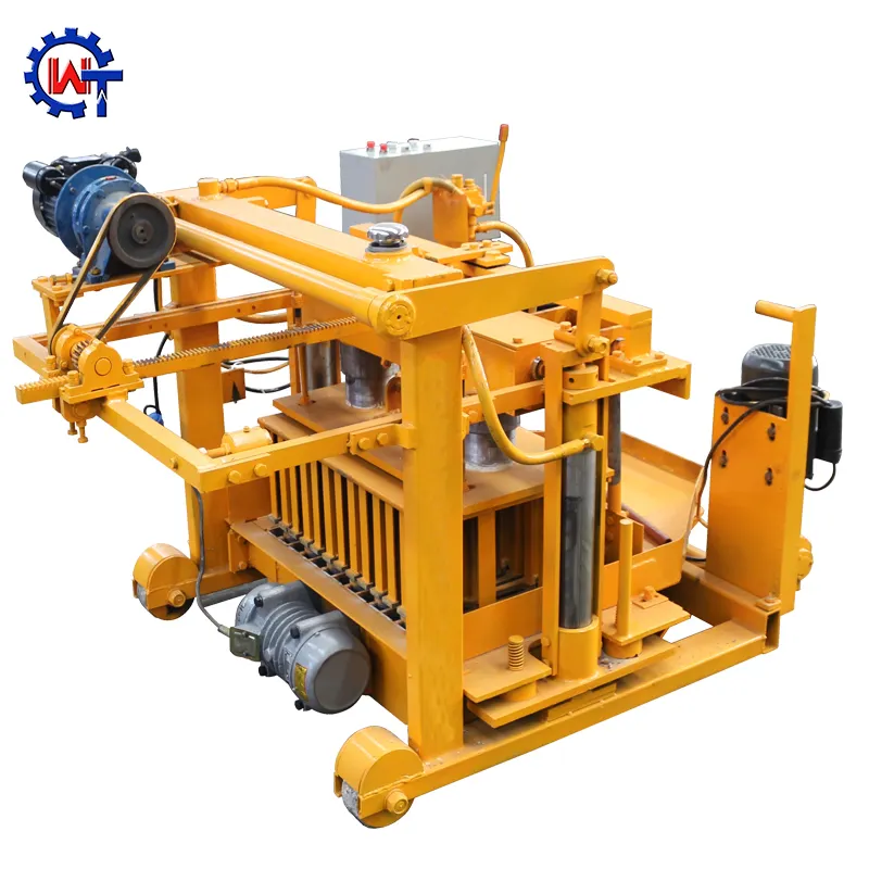 QT40-3 egg laying concrete cement manual block brick making machine concere price