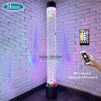 Fabricant de tubes à bulles sensoriels Tube d'eau à changement de couleur à LED avec support pour l'intégration sensorielle de l'école de clinique de thérapie