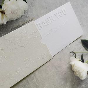 Tarjeta de agradecimiento con textura creativa personalizada, papel personalizado y tarjeta de agradecimiento de Pvc personalizada para negocios con código QR - Product Image 5