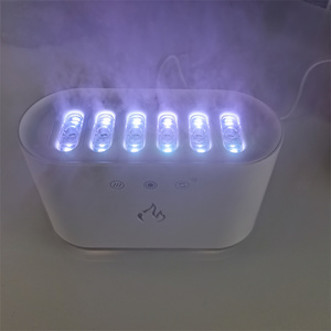 Humidificador ultrasónico USB Minigo con efecto llama, difusor de aroma con aceites esenciales y efecto fuego. - Product Image 3