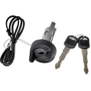 กระบอกกุญแจสตาร์ทบูอิค 26054914 D1492C กุญแจทรงกระบอกพร้อมกุญแจ 2 ดอก พลาสติกสีดำ - Product Image 1