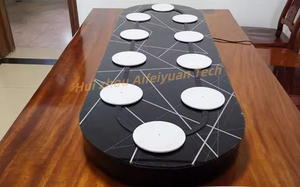 Ayarlanabilir hız dönen yüksek kapasiteli restoran için döner suşi konveyör bant suşi sistemi - Product Image 6