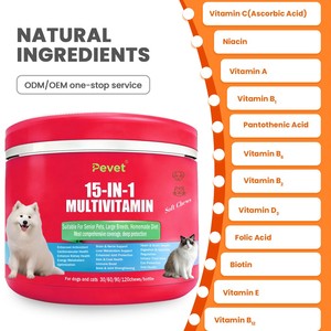 Integratori Multivitaminici per Cani e Gatti Anziani, Supporto Immunitario, Salute di Pelle e Pelo, Senza Cereali, 15 in 1 - Product Image 6
