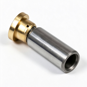 Piston en acier à tête en laiton pour pompe hydraulique Rexroth A10VO28 - Product Image 1