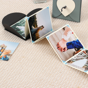 Álbum DE <span class=keywords><strong>FOTOS</strong></span> plegable con logotipo personalizado al por mayor, <span class=keywords><strong>Polaroid</strong></span>, papel deslizante tirado a mano, graduación, cumpleaños, bebé, foto de memoria familiar - Product Image 4