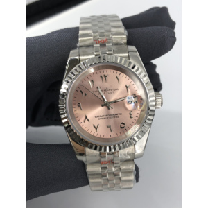 Montre mécanique automatique pour homme avec logo personnalisé, cadran à chiffres arabes de haute précision, mouvement original japonais NH35 - Product Image 3