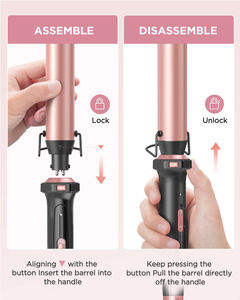 Ensemble de bigoudis à cheveux en céramique, fer à friser, bigoudis à cheveux 5 en 1 - Product Image 5