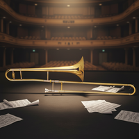 Factory Direct Supply OEM ODM Professional Bb Tone Tenor Trombone Brass Musical Instrument