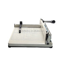 Cortadora de papel A4 personalizable, cortadora de guillotina de escritorio Manual de alta resistencia para uso escolar y de oficina, tamaño personalizado