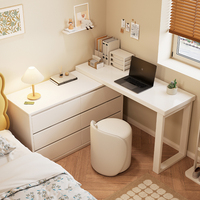 Coiffeuse nordique Simple moderne bureau en bois massif chambre maquillage vanité salon coiffeuse d'angle en bois