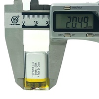 Batterie polymère au lithium 3,7 V 102030 500 mAh de l'usine, cellule Lipo en pochette, produit de la catégorie Batteries au lithium-ion en pochette