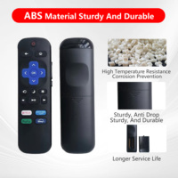 Control Remoto para Todos los Televisores Roku, Compatible con TCL Roku/Hisense Roku Smart TVs (Protección Contra Polaridad Inversa + Recubrimiento Suave al Tacto)