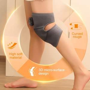 Deker lutut pemanas nirkabel, produk pijat pereda nyeri sendi pijat bergetar - Product Image 2