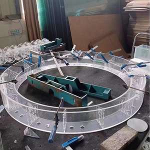 <b>Laser</b> <b>Engravable</b> PMMA Flanges Custom <b>Acrylic</b> CNC Seals Threaded Tube Ends Drilling Tapping <b>Service</b> Worldwide - Product Image 5