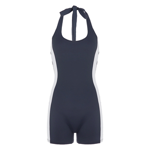 Mono Largo Informal para Mujer, Corte Regular, Color Sólido, Cómodo, Deportivo, Transpirable, Ropa de Calle para Verano - Product Image 6