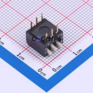 DSPV03LHGET DIP Switch Switch Piano Key Single Pole Single Throw 3 PC Pin - Product Image 2