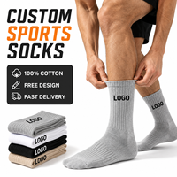 Chaussettes légères de printemps pour jeunes, motifs stylisés personnalisés, logo personnalisé sur le dessous, pour le jogging, la marche, le tennis, le basketball, l'exercice quotidien