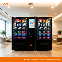 Máquina Expendedora de Doble Gabinete XY Combo con Pantalla Táctil de 21.5 Pulgadas en Venta, Gran Capacidad