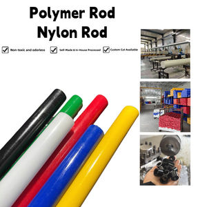 מוט פלסטיק לבן בקוטר גדול אספקה 30 מ\\\"מ-300 מ\\\"מ מוטות ניילון שחורים מוחצנים מסבים ובושינגס - Product Image 2