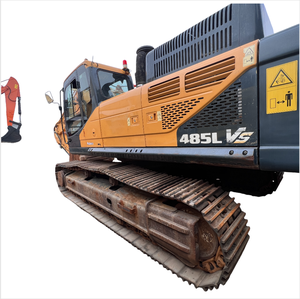 Excavatrice sur chenilles Hyundai 485L VS d'occasion, poids opérationnel 48T, bon état, modèle 2022, godet 2,05m, moteur, pompe, roulement - Product Image 1