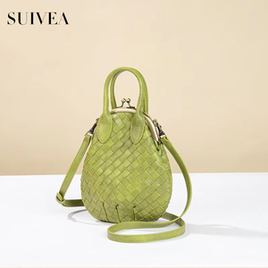 กระเป๋าหิ้วหลักสำหรับผู้หญิงใหม่กระเป๋าถักนิตติ้งแฟชั่นหรูหราน้ำหนักเบาลำลองอเนกประสงค์กระเป๋าสะพายไหล่เดียวทันสมัย - Product Image 4