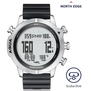 North Edge-reloj deportivo electrónico inteligente para submarinismo, resistente al agua hasta 100m