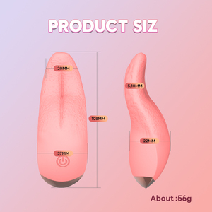 Stimulation du clitoris, <span class=keywords><strong>meilleur</strong></span> vibrateur vaginal féminin, langue douce qui lèche le clitoris, vibrateur magique en forme de langue - Product Image 5