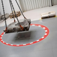 Projecteur Gobo LED pour signalisation de sécurité au sol en zone à charge limitée pour grue suspendue, pour atelier industriel et avertissement du personnel de levage