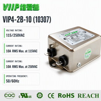 Filter Saluran Daya AC EMC VIP4-2B-10 (10307) 10A RMS Maks Untuk Peralatan Komunikasi