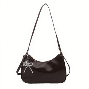Sac à main de luxe pour femme 2026 de marque de créateur, sac bandoulière avec boucle et fermeture éclair dorée - Product Image 3