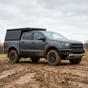 Couvre-caisse arrière Nissan <span class=keywords><strong>Navara</strong></span> <span class=keywords><strong>D40</strong></span> 2005-2014 Modèle Classique Manuel en Alliage d'Aluminium Étanche avec Verrouillage - Product Image 1