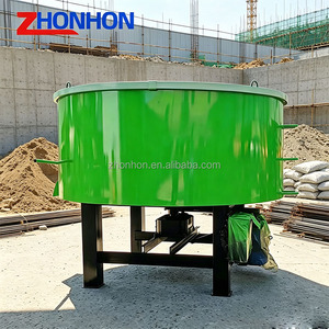 Bétonnière à moteur diesel JW500 avec réservoir de stockage secondaire pour mortier et ciment, manuelle, haute efficacité, productivité de 17 m³/h, à mélange forcé - Product Image 2