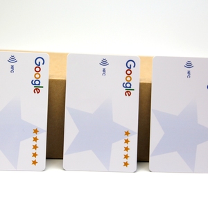 Tarjeta NFC de alta eficiencia con etiqueta inteligente NTAG213 para reseñas de <span class=keywords><strong>Google</strong></span> en restaurantes, con retroalimentación instantánea y mejora de la calificación a 5 estrellas. - Product Image 3