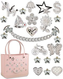 Lovely Pearl Charms for Bogg Bag Original Insert Decorative Charm for Handbag <b>Beach</b> Tote Bag Rubber <b>Beach</b> Bag <b>Accessories</b> Charms - Product Image 3