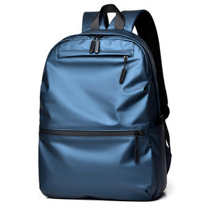 Custom Logo Bags <b>Men</b> Pu <b>Leather</b> Film Durable Travel Waterproof School Bag Outdoor <b>Backpack</b> - Product Image 2