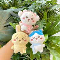 Boneka Gantungan Kunci Beruang Lucu Hachiji Usagi, Selebriti Internet, Boneka Plushie Penghias Tas Buku