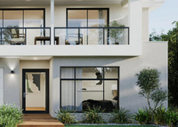 Maison préfabriquée modulaire de luxe au design moderne AS/US, installation rapide, maison en bois