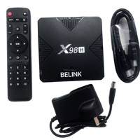2026 Suministro Directo de Fábrica Allwinner H618 Quad Core Android 12 WiFi 6 de Doble Banda 2GB 16GB X98H TV Box OTT