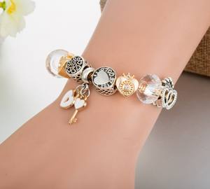 Meetvii-bracelet chaîne serpent or pour femmes, chaîne, clé, cœur, verrouillage, nouveau design - Product Image 2