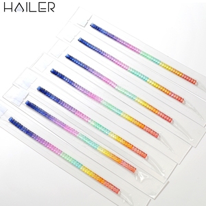 Hailer đồ trang sức đa màu sắc đá phòng thí nghiệm phát triển đá quý Octagon cắt 3*5mm 49 miếng phòng thí nghiệm tạo ra <span class=keywords><strong>Sapphire</strong></span> - Product Image 2